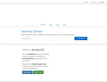 Tablet Screenshot of domainiq.com
